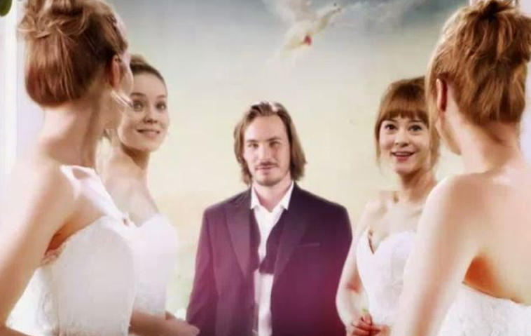 Im Vorspann zur 13. Staffel "Sturm der Liebe" gibt es 2 Bräute. Screenshot: ARD