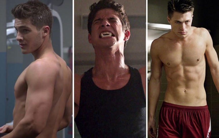 Die "Teen Wolf"-Darsteller beeindrucken mit sexy Bodys. Fotos: MTV