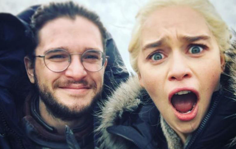 Game of Thrones: Emilia Clarke aka Daenerys und Kit Harington aka Jon Snow