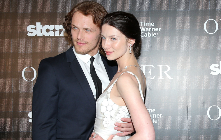 "Outlander"-Stars Sam Heughan and Caitriona Balfe 