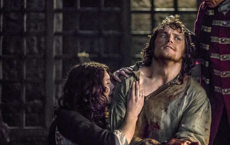 "Outlander" Claire Fraser Caitrona Balfe und Jamie Fraser Sam Heughan