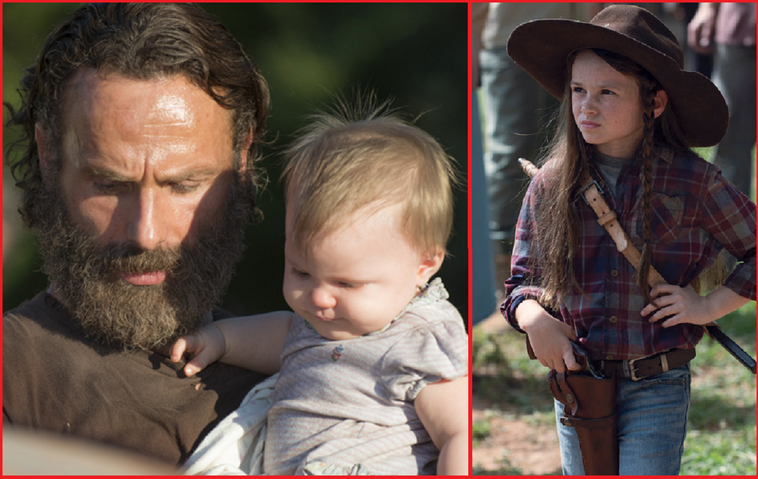 "The Walking Dead": Rick Grimes (Andew Lincoln) und Judith (Cailey Fleming)