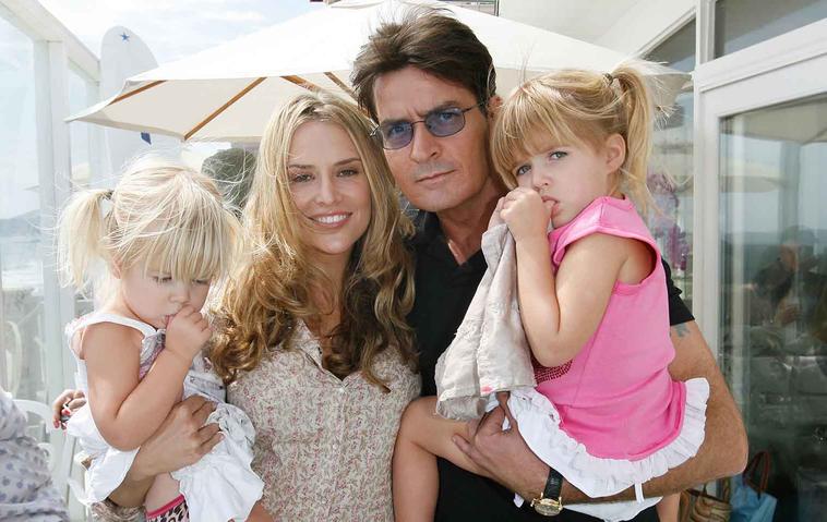 Lola Sheen, Brooke Mueller, Charlie Sheen, Sam Sheen