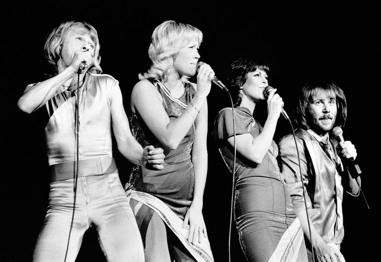 ABBA bei einem Auftritt