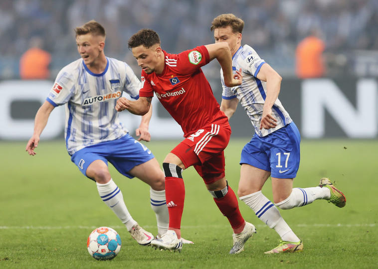 Der HSV und Hertha BSC in der Relegation, die du hier live und kosten im streamen kannst