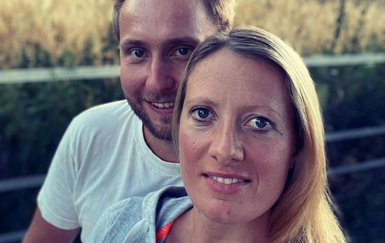 Denise Munding und ihr Verlobter Nils Dwortzak werden Eltern