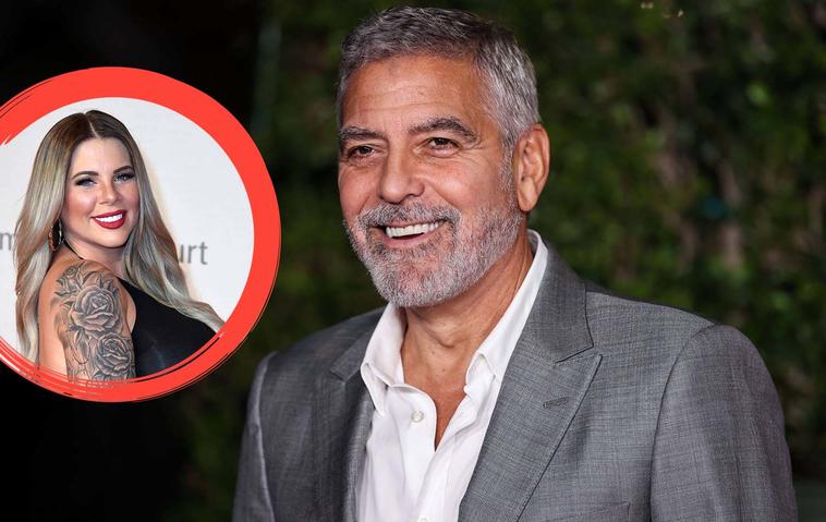 Jenny Frankhauser & George Clooney