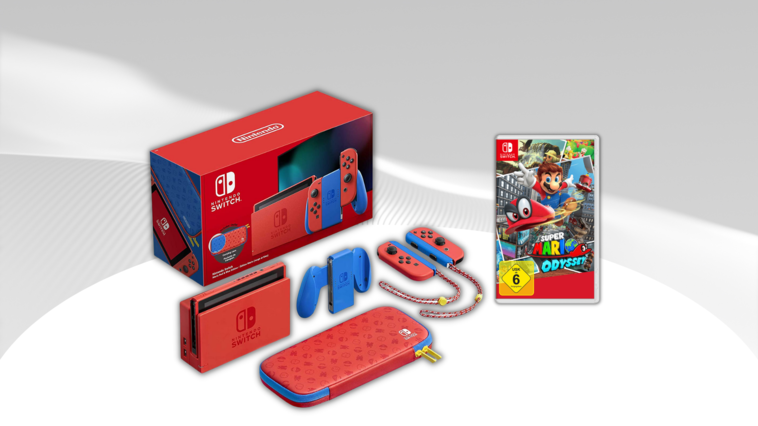 Nintendo Switch in der Mario Red & Blue Edition: Der 1-Up-Pilz für dein Gaming-Erlebnis zum Superpreis