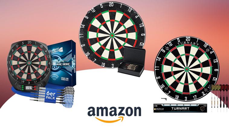 Hype um die Darts-WM: Hier gibt es die besten Dartscheiben bei Amazon!