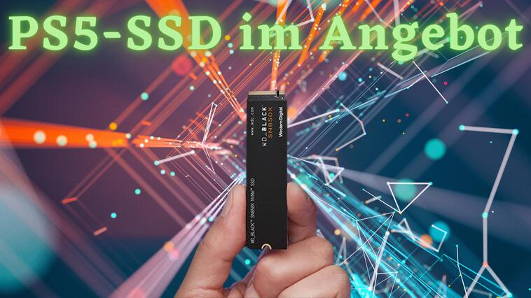 PS5-SSD zum halben Preis: Erweitere deinen Playstation 5-Speicher mit der WD Black SN850X
