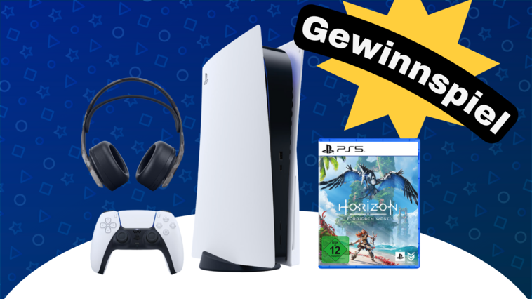 50 PS5-Pakete zu gewinnen - hier geht's zum Gewinnspiel