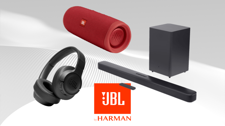 Kopfhörer, Lautsprecher und Soundbars von JBL im Angebot