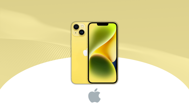 iPhone 13 in Gelb