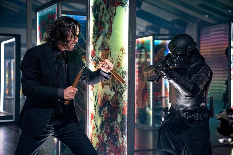 Keanu Reeves in "John Wick 4"