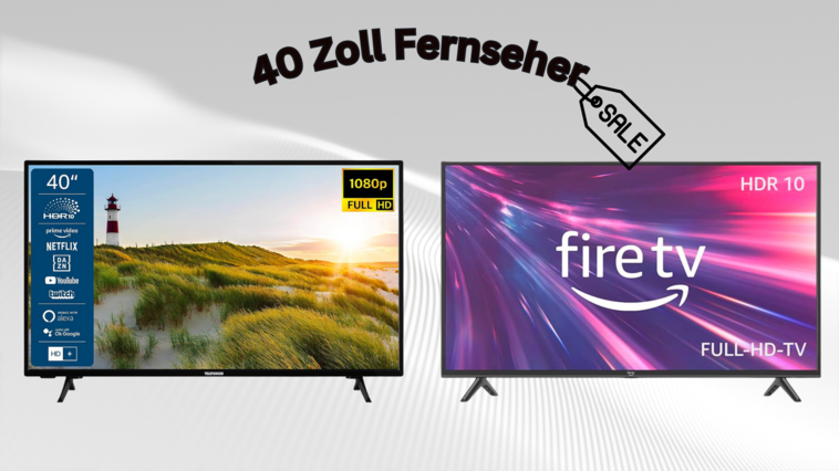 40 Zoll Fernseher: Diese 4 beliebten Modelle kosten jetzt nicht mal 300 Euro