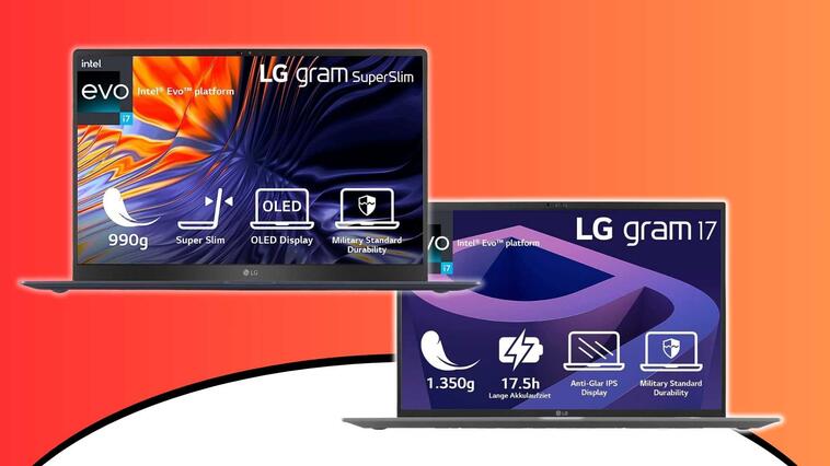LG gram Notebooks/Laptops im Angebot