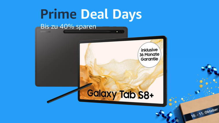 Samsung Galaxy Tab S8+ Amazon Prime Deal Days