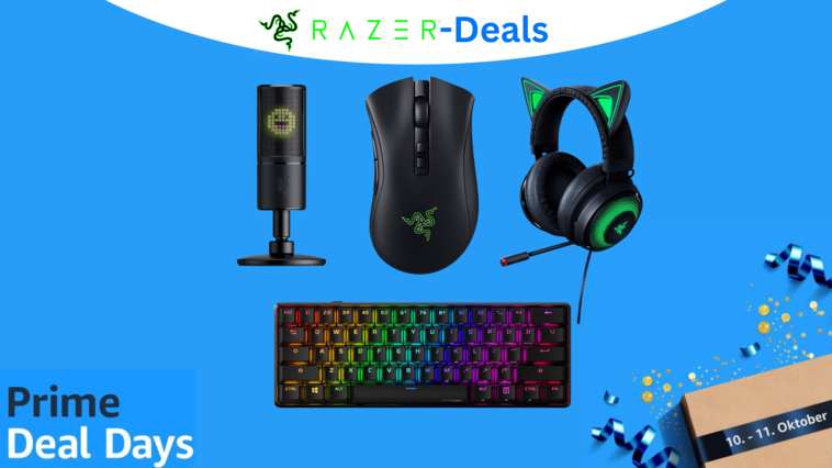 Amazon Prime Deal Days 2023: Razer Geräte mit sagenhaften Rabatten