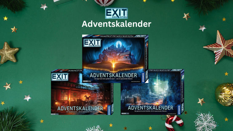 “Exit – Das Spiel“ Adventskalender kaufen: Das ideale Rätselabenteuer zu Weihnachten