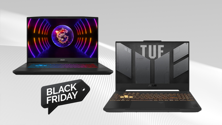 Gaming Laptops Black Friday Collage