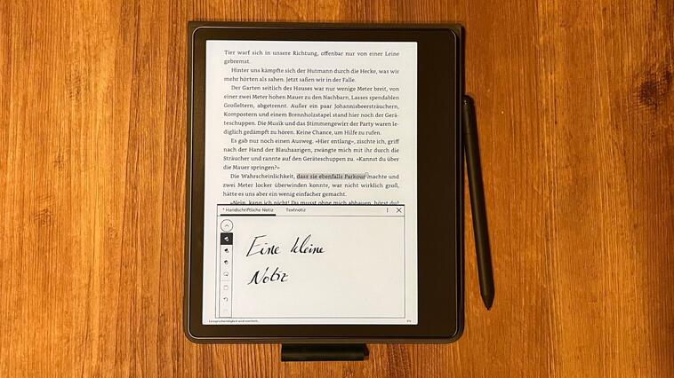 Amazons erster E-Reader mit Schreibfunktion: Der Amazon Kindle Scribe im Praxistest