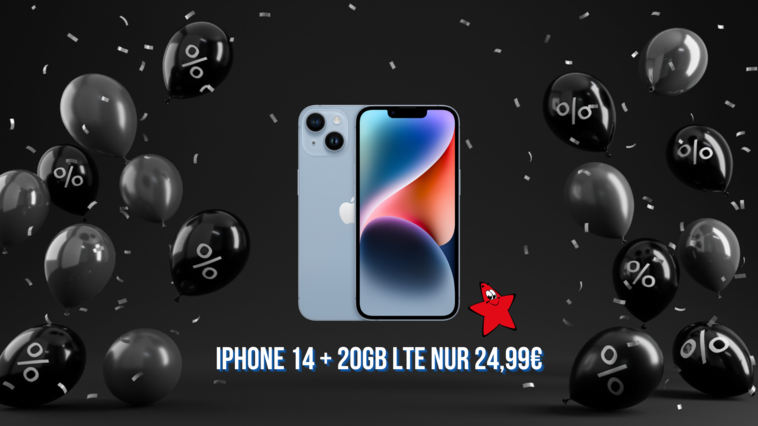 klarmobil.de Black Week Highlight: iPhone 14 und 20 GB