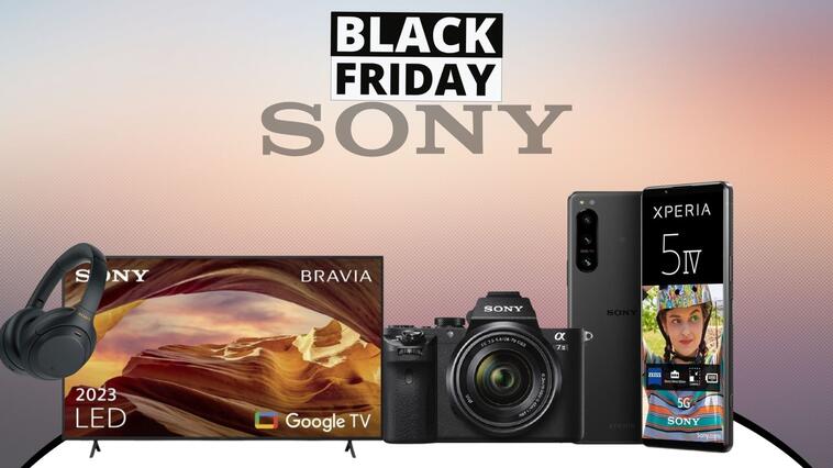 Black Friday Sony auf Fernseher, Kameras, Kopfhörer, Smartphones