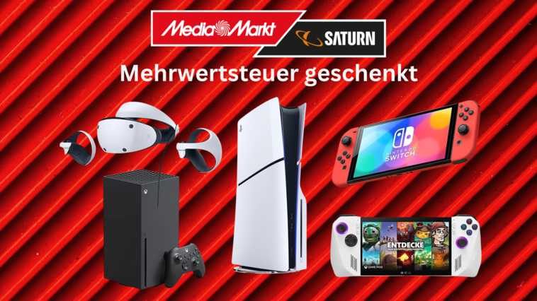 Mehrwertsteuer geschenkt! PS5, Nintendo Switch und Xbox waren noch nie so günstig