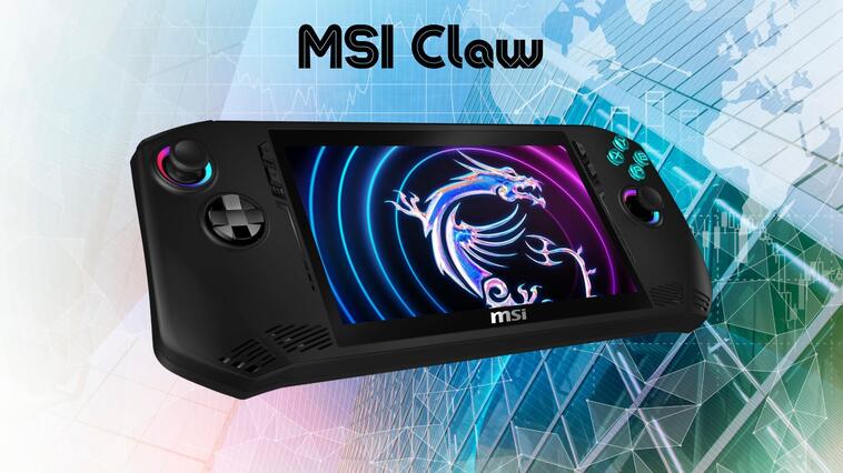 MSI Claw vorbestellen: Gaming-Handheld punktet mit großem Akku und Intel-Prozessor