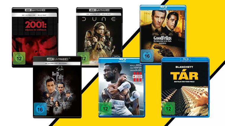 Filmaktionen auf 4K UHD und Blu-ray bei Amazon