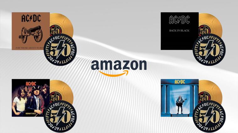 50 Jahre AC/DC: Bestelle dir hier ihre exlusiven Gold-Vinyl Pakete bei Amazon!