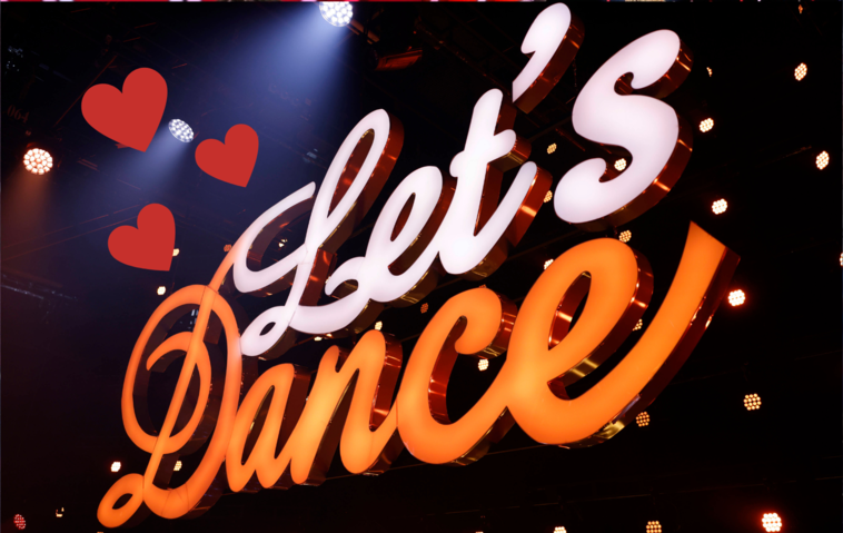 Lets Dance Logo mit Herzen