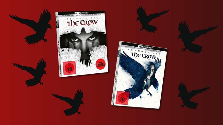 The Crow - Die Krähe in zwei neuen 4K Steelbooks