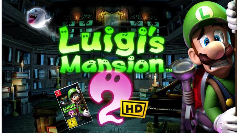 “Luigi’s Mansion 2 HD“ vorbestellen: Remake kommt im Juni für die Nintendo Switch