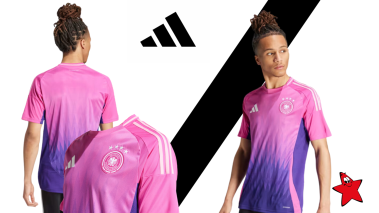 DFB Trikot Pink EM Fussball Adidas Shirt Lila Rosa