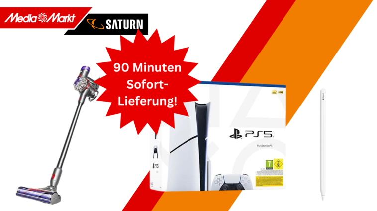 MediaMarkt Saturn Sofortlieferung 90 Minuten Uber