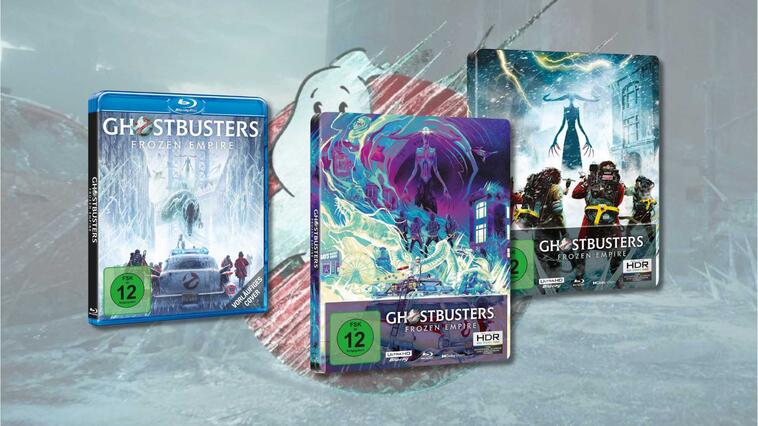 "Ghostbusters: Frozen Empire" auf Blu-ray und in 2 Steelbooks kaufen