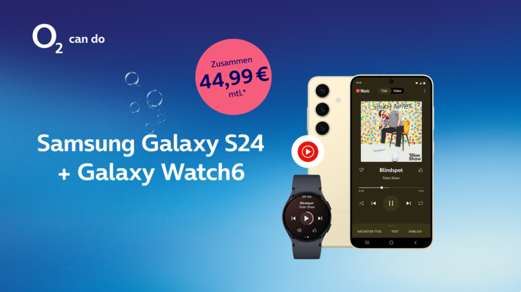 Samsung Galaxy S24 und Watch 6 im Bundle bei O2