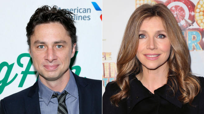 Sarah Chalke Zach Braff