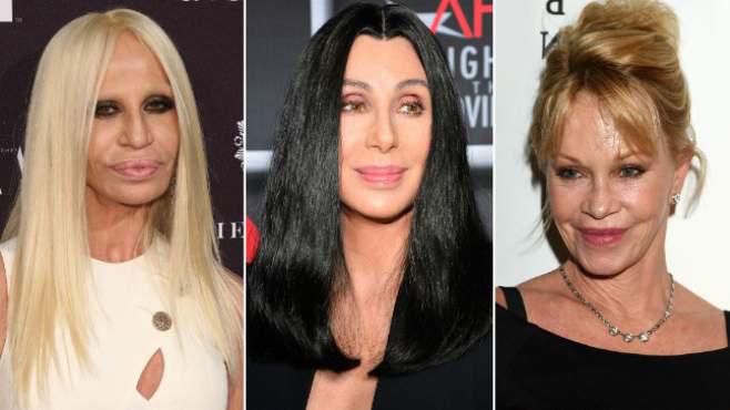 Donatella Versace, Cher, Melanie Griffith