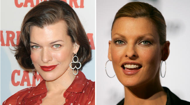 Milla Jovovich, Linda Evangelista