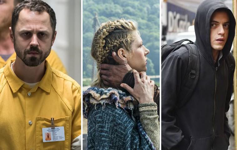 Die besten Amazon Prime Serien - Sneaky Pete, Vikings, Mr. Robot Collage