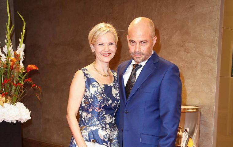 Andrea Kathrin Loewig mit Freund Andreas Thiele
