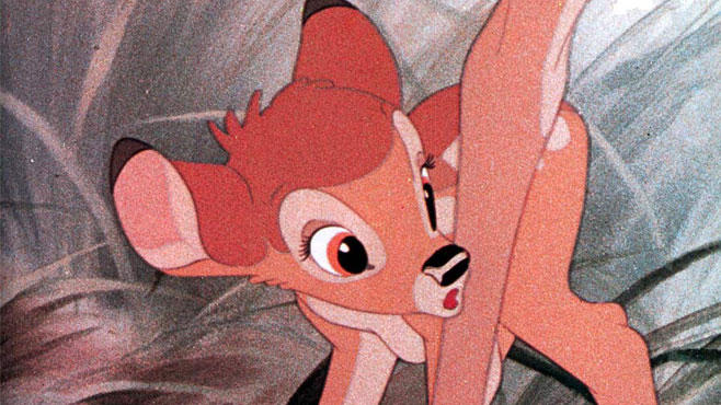 1950 lieh Moderator Frank Elstner "Bambi" seine Stimme. Ursprünglich die Geschichte über das Reh ein Realfilm werden, die Umsetzung war jedoch zu kompliziert.