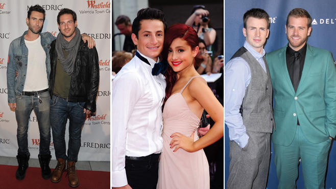 Adam Levine Ariana Grande Chris Evans