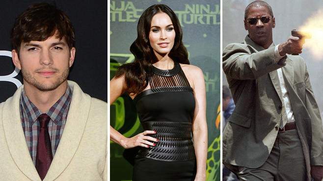 Ashton Kutscher, Megan Fox und Denzel Washington