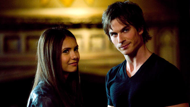 Nina Dobrev, Ian Somerhalder, Vampire Diaries