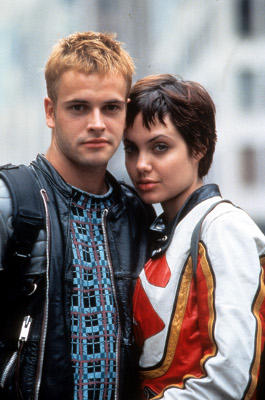 Jonny Lee Miller mit Angelina Jolie